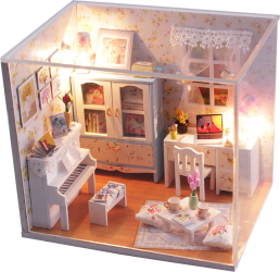 Macheta camera in miniatura DIY Hemiolas Room 