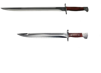 Set Cutit AK si Maceta vanatoare model AK otel inoxidabil 61 cm argintiu 