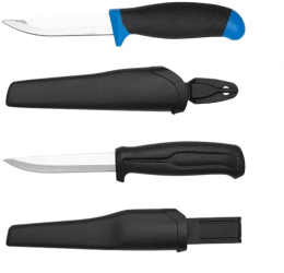 Set doua cutite universale pentru vanatoare si pescuit 20.8 cm husa inclusa 