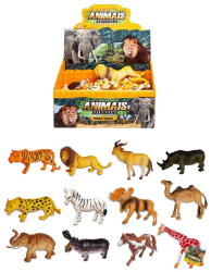 Set Figurine Animale Salbatice &ndash Miniaturi Realiste pentru Copii 12 Piese 