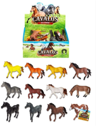 Set Figurine Cai Salbatici &ndash 12 Piese Miniaturi Realiste pentru Copii 