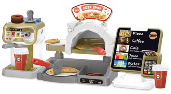 Set Pizza Shop - Jucarie Interactiva cu Cuptor si Accesorii pentru Copii 3+ Ani 