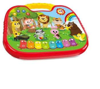 Tableta educativa - Invatam limba engleza cu ajutorul animalelor cu lumini si sunete multicolor 