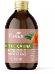 Ulei bio de catina presat la rece 100ml Pronat 