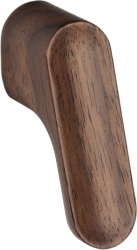 Buton pentru mobila Luv Wood finisaj nuc 17.5x51.2 mm 
