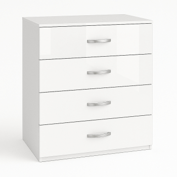 Comoda Como 2 70 x 43 x 76 cm Alb lucios 