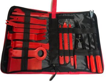 Set 19 trusa chei demontare interior auto geanta de depozitare plastic tapiterie de indepartare a instalatiei pentru panou de bordura usa 