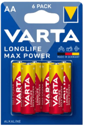Set 6 baterii tip AA LR6 Varta Longlife Max Power Alkaline 4706101436 