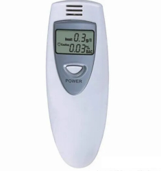 Tester digital de alcoolemie cu precizie si acuratete mare pentru masurarea precisa a BAC Alb 
