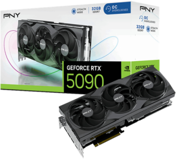 Placa video PNY Triple Fan OC NVIDIA GeForce RTX 5090 32GB GDDR7 512 bit DLSS 4 