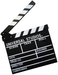 Clacheta clapperboard din lemn pentru studio de filmare 