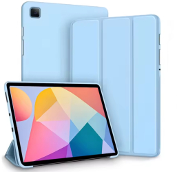 Husa pentru Samsung Tab S6 Lite Evo 10.4& 2024 Silicon TPU Smart Cover &ndash Ice Blue 