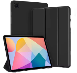 Husa pentru Samsung Tab S6 Lite Evo 10.4& 2024 Silicon TPU Smart Cover &ndash Negru 