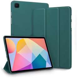 Husa pentru Samsung Tab S6 Lite Evo 10.4& 2024 Silicon TPU Smart Cover &ndash Verde Marin 