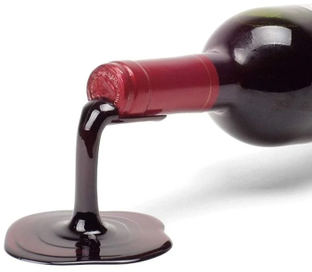 Suport sticla vin Splash design iluzie optica suport elegant pentru sticle vin accesorii decorative pentru bar si masa efect vizual spec 