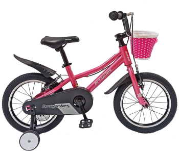Bicicleta copii 16 BR Kids Sports Roz varsta 4-6 ani 