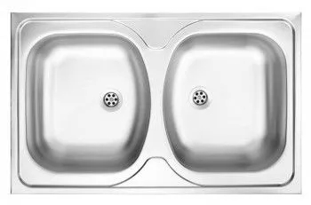 Chiuveta bucatarie din inox TANGO cu 2 cuve ZM5 3200 finisaj mat