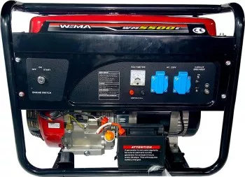 Generator curent Weima WM5500E 5.5 KW 25 l 396 cmc pornire electrica consum 3.5 l/h
