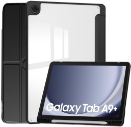 Husa Trifold Magnetica pentru Samsung Galaxy Tab A9 Plus 11.0 Smart Cover Suport Stylus 