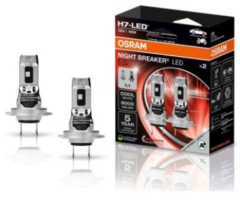 Set 2 Becuri LED H7 Osram Night Breaker Led Speed +230 16W 12V Blister Omologare Rar 