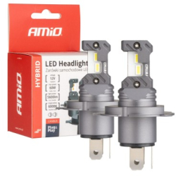 Set 2 leduri auto H4 H19 Canbus 60W 5600 Lm 12V 