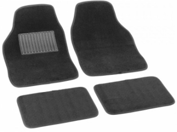 Set 4 bucati covorase din mocheta gri Bottari 