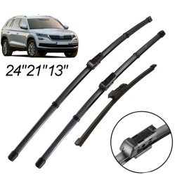 Set stergatoare fata si spate pentru Skoda Kodiaq 2016-2023 compatibil LHD 61-53-33 cm montaj rapid si stergere eficienta 