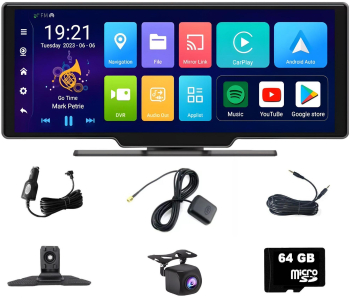 Sistem navigatie auto 10.26 inch goBERA® Android 13 8-Core 4 GB RAM 64 GB ROM Carplay and Android auto Bluetooth 5.1 Wi-Fi Cam 