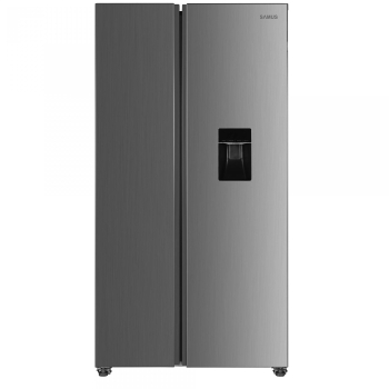 Side by Side Samus SSX-669NFWDE 529 L Full No Frost Dozator apa Clasa energetica E Afisaj LCD H 177 cm Inox/Argintiu(laterale) 
