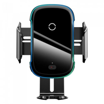 Suport auto telefon cu incarcare wireless rapida Baseus Light Electric versiunea 15W negru 