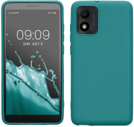 Husa Kwmobile pentru Alcatel 1B 2022 Albastru Silicon 61461.57 