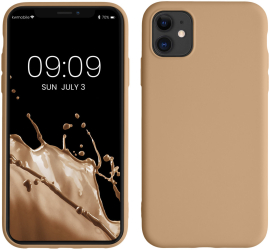Husa Kwmobile pentru Apple iPhone 11 Crem Silicon KWM000010SX073C 