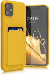 Husa Kwmobile pentru Apple iPhone 11 Galben Silicon 55114.165 