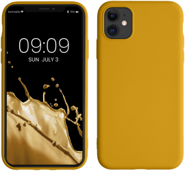 Husa Kwmobile pentru Apple iPhone 11 Galben Silicon KWM000010SX076C 