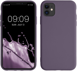 Husa Kwmobile pentru Apple iPhone 11 Mov Silicon KWM000010SX077C 