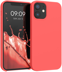 Husa Kwmobile pentru Apple iPhone 12 Mini Roz Silicon KWM000011JO065C 