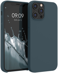 Husa Kwmobile pentru Apple iPhone 12 Pro Max Verde inchis Silicon KWM000011JR082C 