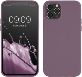 Husa Kwmobile pentru Apple iPhone 12/iPhone 12 Pro Mov Silicon KWM0000129A057C 