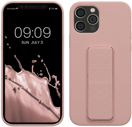 Husa Kwmobile pentru Apple iPhone 12/iPhone 12 Pro Roz deschis Silicon 58283.1 