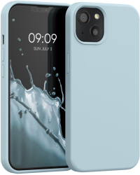 Husa Kwmobile pentru Apple iPhone 13 Albastru deschis Silicon KWM000013OV099C 