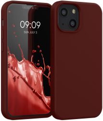 Husa Kwmobile pentru Apple iPhone 13 Mini Rosu inchis Silicon KWM000013OU058C 