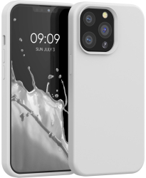 Husa Kwmobile pentru Apple iPhone 13 Pro Alb Silicon KWM000013OX051C 