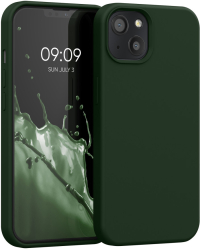 Husa Kwmobile pentru Apple iPhone 13 Verde inchis Silicon KWM000013OV096C 