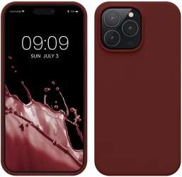 Husa Kwmobile pentru Apple iPhone 14 Pro Max Rosu inchis Silicon KWM000016NL045C 