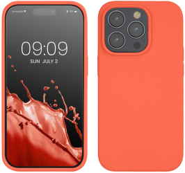 Husa Kwmobile pentru Apple iPhone 14 Pro Roz Silicon KWM000016NK041C 