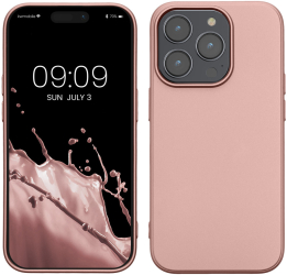 Husa Kwmobile pentru Apple iPhone 14 Pro Roz Silicon KWM000022RW001C 