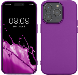 Husa Kwmobile pentru Apple iPhone 14 Pro Violet Silicon KWM000022RW004C 