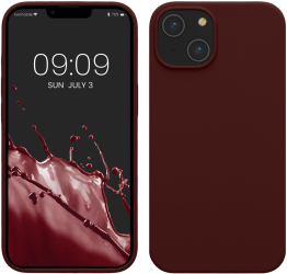 Husa Kwmobile pentru Apple iPhone 14 Rosu inchis Silicon KWM000016NI042C 