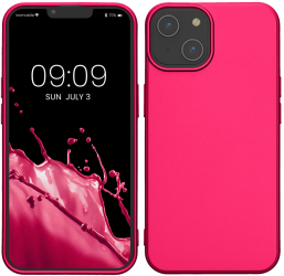 Husa Kwmobile pentru Apple iPhone 14 Roz Silicon KWM000022RV003C 