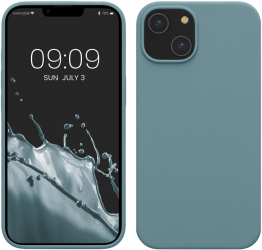 Husa Kwmobile pentru Apple iPhone 14 Verde Silicon KWM000016NI045C 